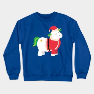 Unicorn Santa Christmas Crewneck Sweatshirt